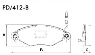 Fras-le - PD/412-B