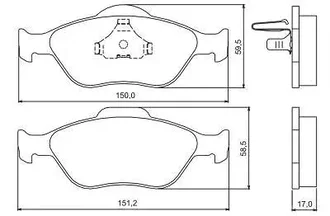 Ferodo - HQF-2173C