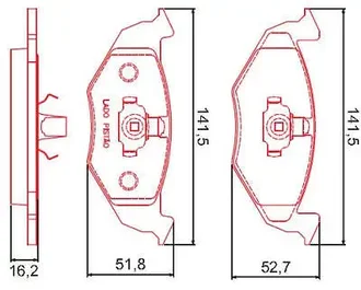 Ferodo - HQF-2185C