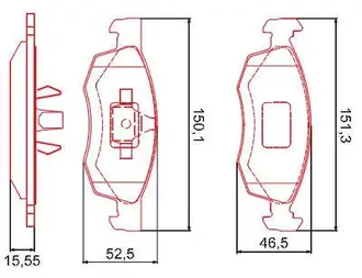 Ferodo - HQF-3012PAC