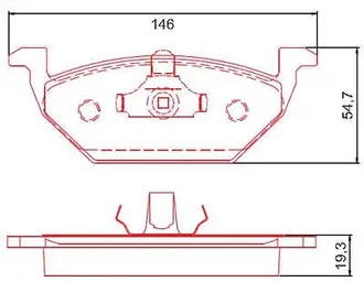 Ferodo - HQF-2186C