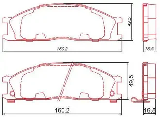 Ferodo - HQF-2225AC