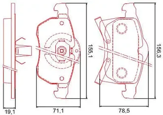 Ferodo - HQF-2137AC