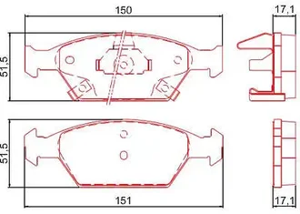 Ferodo - HQF-2207AC